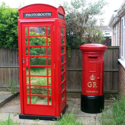 UK telephone box photo booth