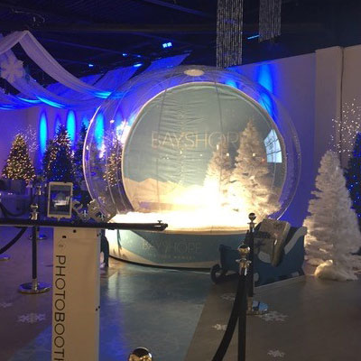 giant snow globe hire