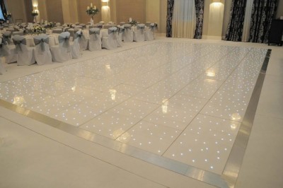 White Starlight LED Dance Floor